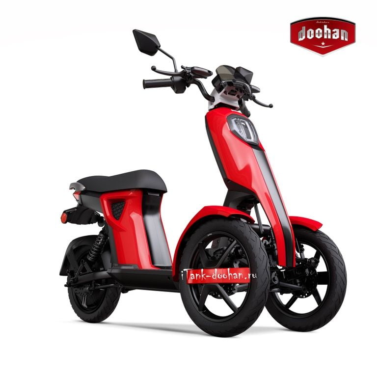 Электрический скутер Doohan iTango HO-1200W Красный Электрический скутер Doohan iTango HO-1200W Красный